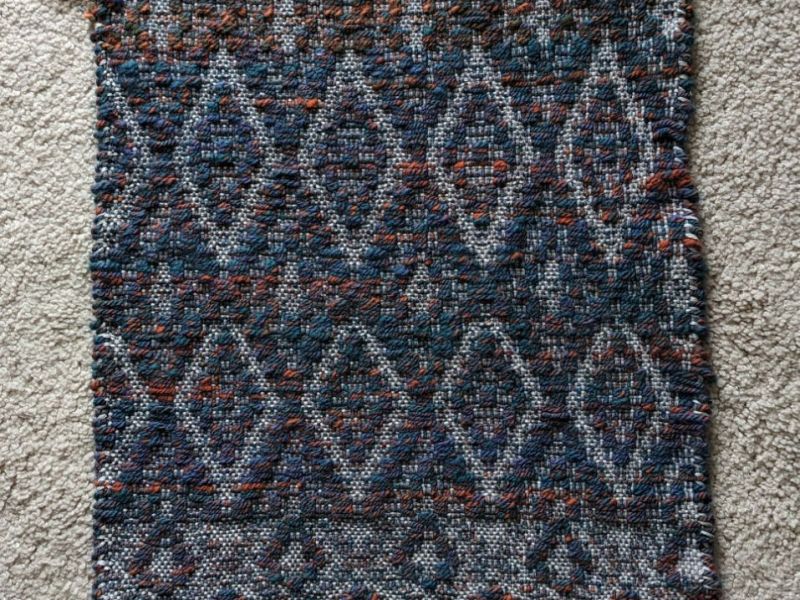 First Overshot Weaving
